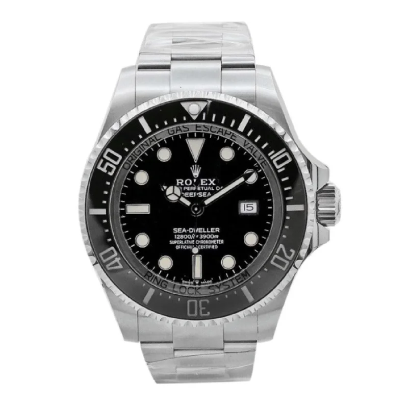 Rolex Deepsea / Sea Dweller 44mm - Ref: 126660 - Black Dial & Ceramic Bezel, Stainless Steel Oyster Bracelet Watch-Rolex Submariner 16610 Black Dial Watch