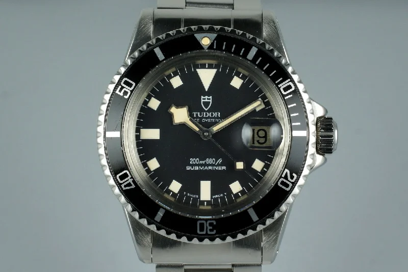 1981 Tudor Submariner 94110 Black Snowflake-Rolex Daytona 116520 Black Dial Watch