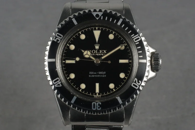 1962 Rolex Submariner 5512 PCG with Gilt Glossy Chapter Ring Dial-Rolex Day-Date 36mm Rose Gold Watch