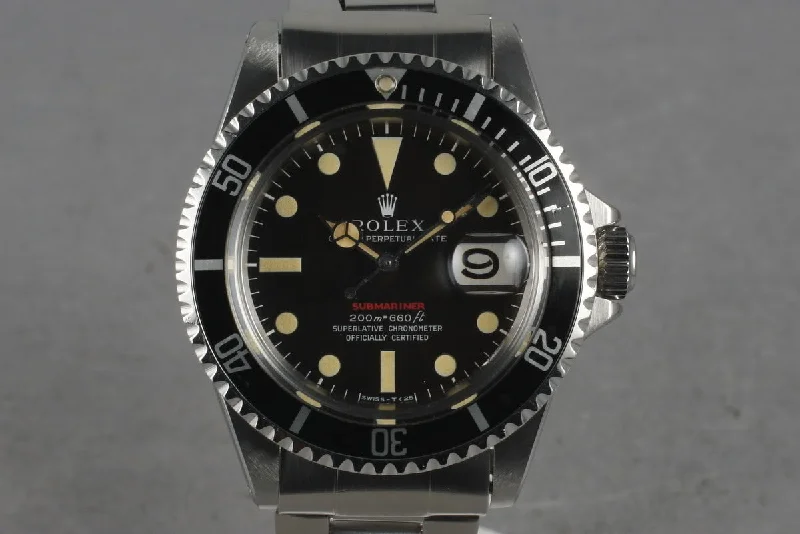 1969 Rolex Red Submariner 1680 Meters First Mark 3 turning Brown-Rolex GMT-Master II Men’s Watch