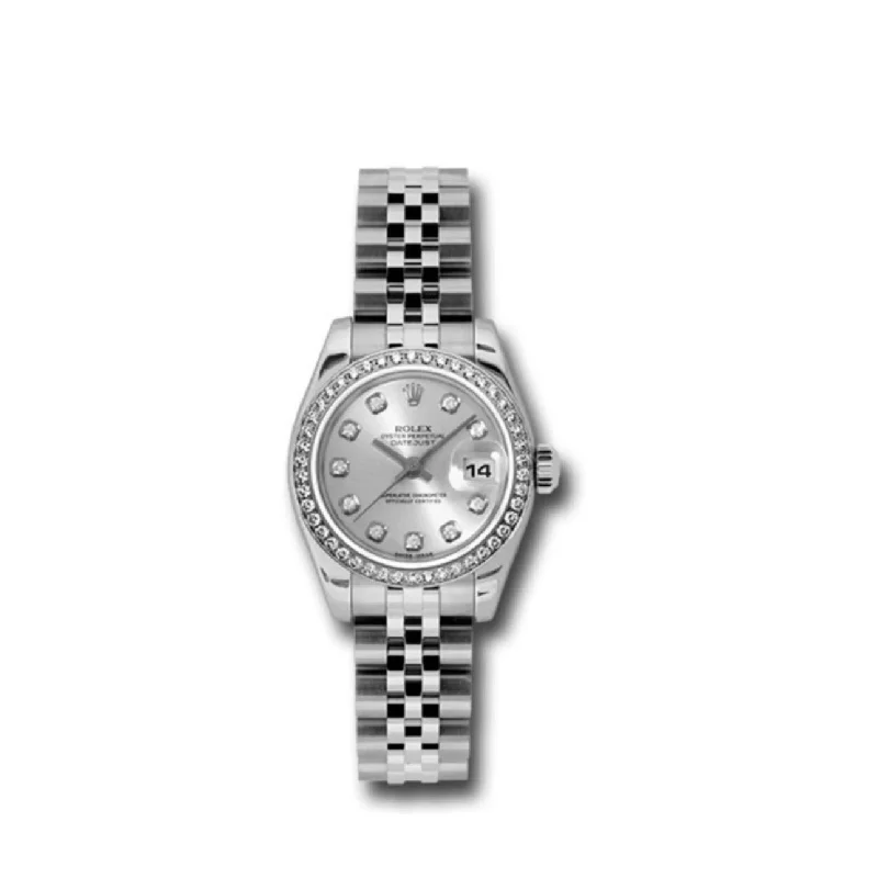 Rolex Datejust 26mm - Ref: 179384 sdj - Silver Dial, Stainless Steel Jubilee Bracelet Women's Watch-Rolex Datejust 36mm White Dial Watch