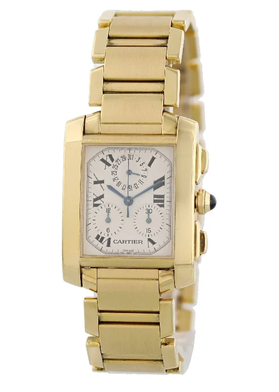 Cartier Tank Francaise W50005R2 Chronograph Mens Watch-Cartier Santos de Cartier Medium Watch