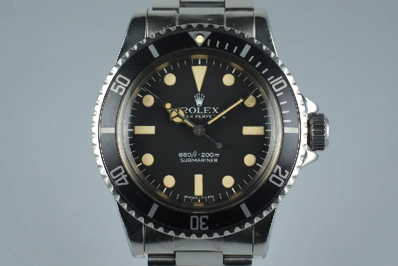 1977 Rolex Submariner 5513 Mark I Maxi Dial with Box and Papers-Rolex Submariner Hulk 116610LV Watch