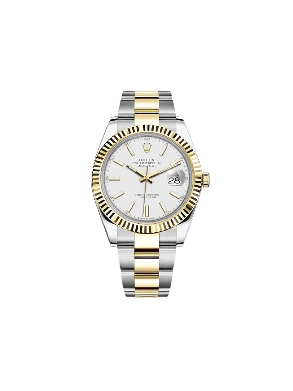 Rolex Datejust 126333 Yellow Gold Stainless Steel White Dial-Rolex President Day-Date 40mm Watch