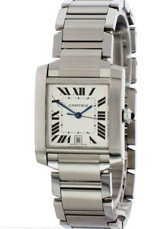 Cartier Tank Francaise Automatic 2302 Large Watch-Cartier Tank Solo 35mm Watch