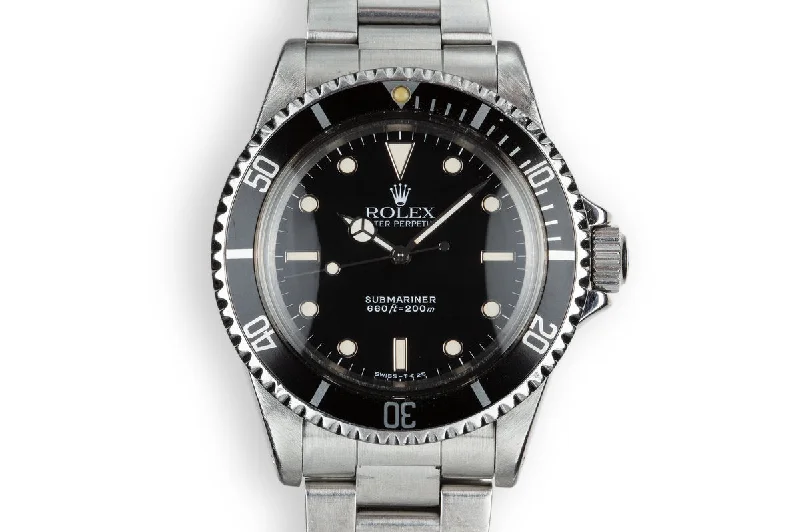 1987 Rolex Submariner 5513 Glossy Dial-Rolex Day-Date 40mm White Gold Watch