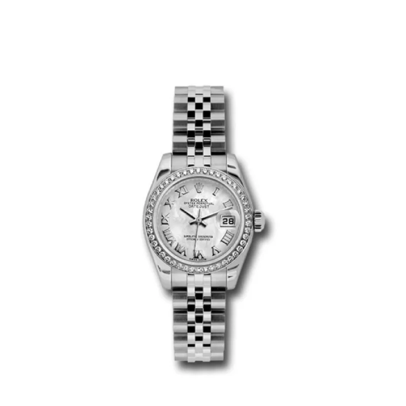 Rolex Datejust 26mm - Ref: 179384 mrj - White Mother of Pearl Dial, Stainless Steel Jubilee Bracelet Women's Watch-Rolex Explorer 42mm Polar Dial Watch