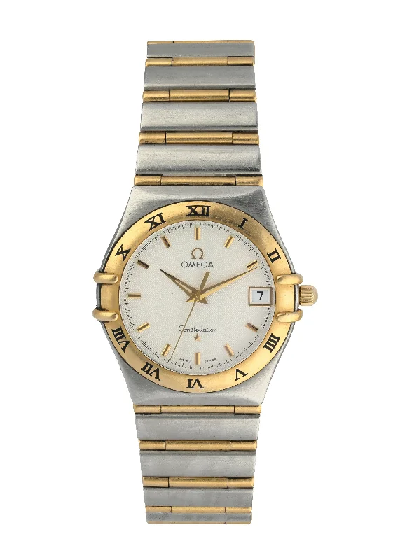 Omega Constellation Two Tone Mens Watch-Omega Seamaster 300M Steel and Gold Watch