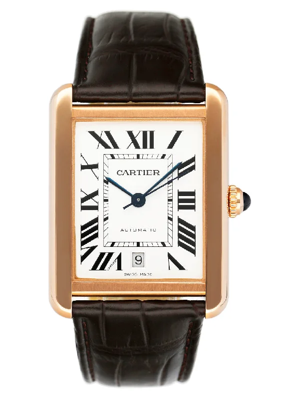 Cartier Tank Solo XL W5200026 18K Rose Gold Mens Watch Box Papers-Cartier Love Bracelet 18k Rose Gold