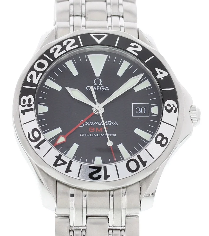 Omega Seamaster GMT Stainless Steel 168.1613-Omega Seamaster Diver 300M Limited Edition Watch