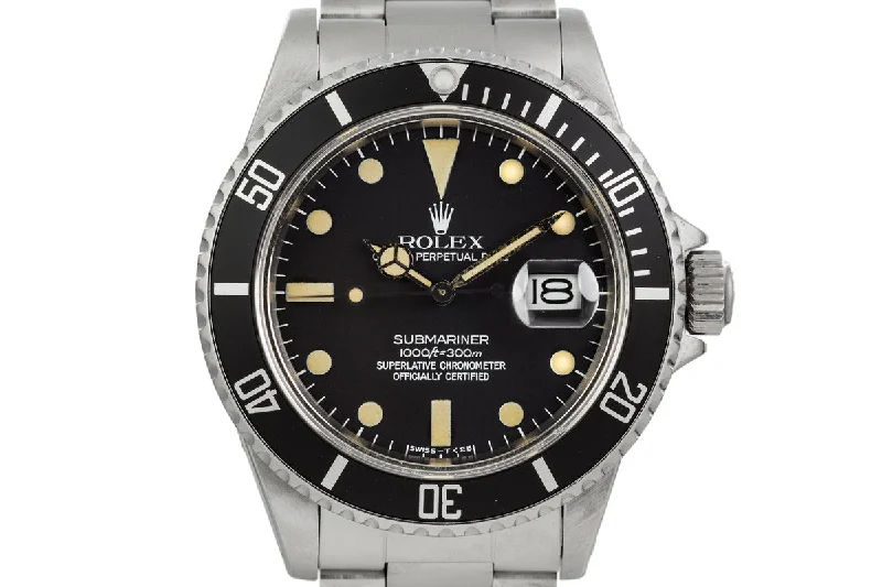 1981 Rolex Submariner 16800 with Matte Dial-Rolex Datejust 41mm Jubilee Bracelet Watch