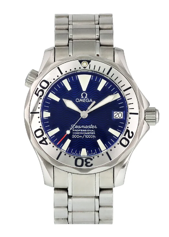 Omega Seamaster Professional 2253.80.00 Mid-Size Watch Box Papers-Omega Seamaster Diver 300M Green Watch