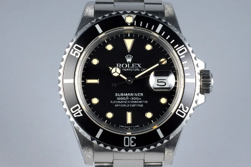 1988 Rolex Submariner 168000-Rolex Datejust 116234 Black Dial Watch