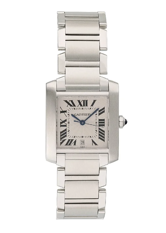 Cartier Tank Francaise Automatic 2302 Large Watch-Cartier Love Bracelet with Sapphire