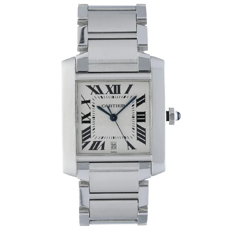 Cartier Tank Francaise Automatic 2302 Large Watch-Cartier Ronde de Cartier 36mm Watch