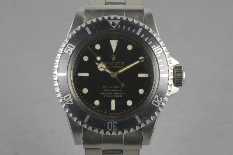 Rolex Submariner  5512 PCG with 4    line chapter  ring dial-Rolex Submariner Black Dial Watch