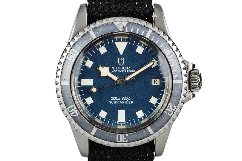 1968 Tudor Submariner 7021/0 Blue Snowflake Dial with "Ghost" Insert-Rolex Day-Date 40mm Diamond Dial Watch