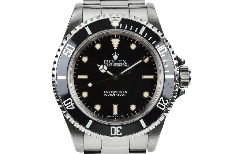 1991 Rolex Submariner 14060-Rolex Day-Date 36mm Diamond Dial Watch