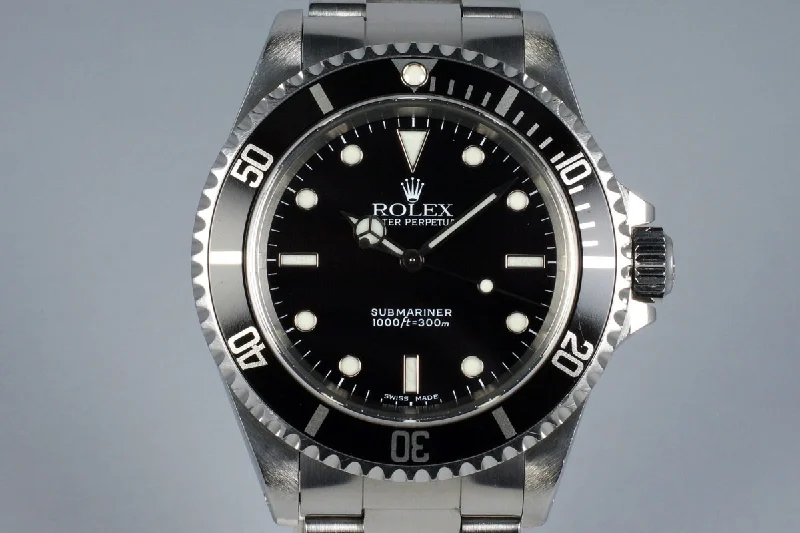 1999 Rolex Submariner 14060 with Box and Papers-Rolex Explorer 40mm Stainless Steel Watch