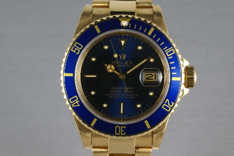 Submariner 18K  16808 Blue Nipple Dial-Rolex Daytona 116500LN Watch