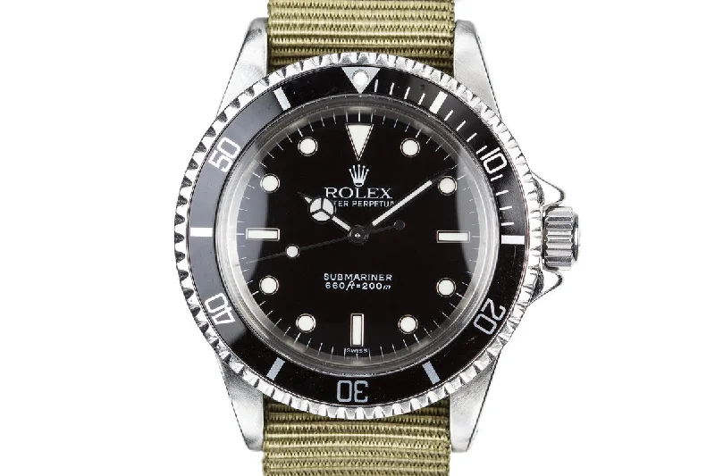 1967 Rolex Submariner 5513 with Service Dial-Rolex Submariner Ceramic Bezel Watch