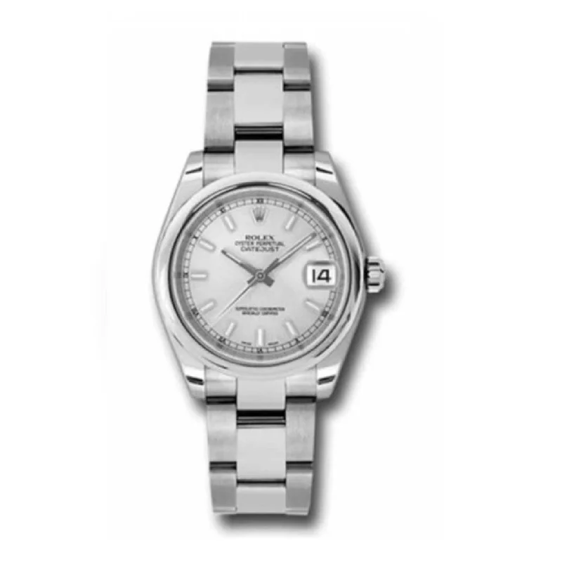 Rolex Datejust 31mm - Ref: 178240-0022 - Silver Dial, Stainless Steel Oyster Bracelet Women's Watch-Rolex Yacht-Master 40mm Diamond Dial Watch