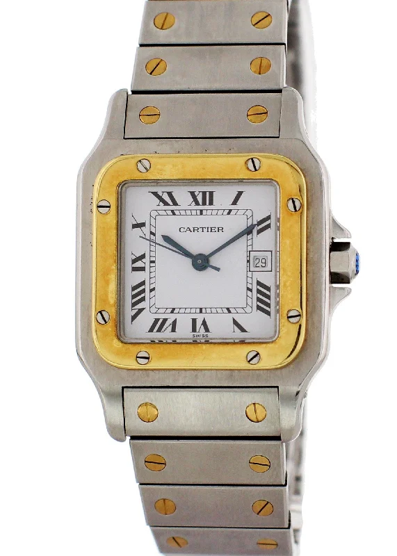 Cartier Santos Automatic Large Watch-Cartier Juste un Clou White Gold Ring