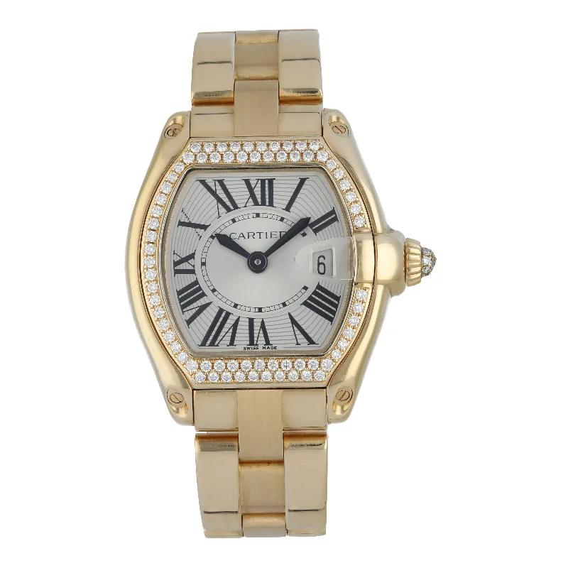 Cartier Roadster 2676 18K Yellow Gold & Diamonds Ladies Watch-Cartier Juste un Clou Bracelet with Diamonds