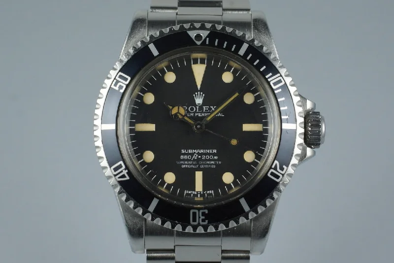 1978 Rolex Submariner 5512 Mark III Maxi Dial with Box and Papers-Rolex Yacht-Master 40mm Diamond Dial Watch