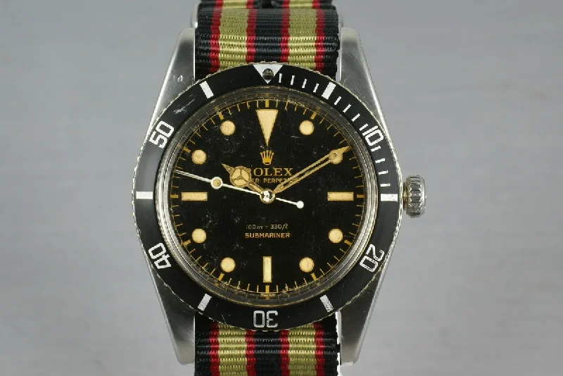 Rolex Submariner Ref: 5508 with import hallmark-Rolex Submariner 114060 No Date Black Dial Watch