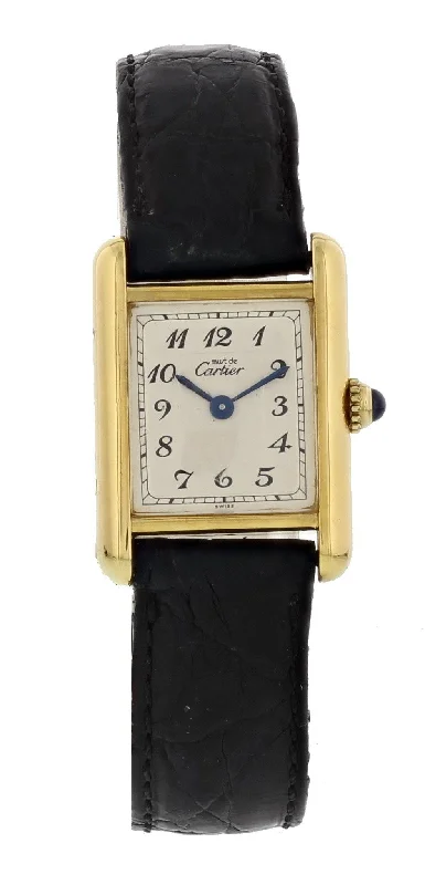 Vintage Cartier Tank Paris Vermeil 69896-Cartier Riviere Necklace Diamonds