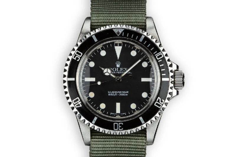 1983 Rolex Submariner 5513 with Mark V Maxi Dial-Rolex Explorer 40mm Watch