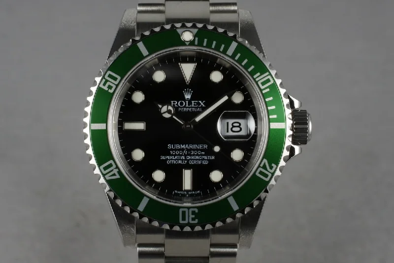 2006 Rolex Submariner 16610LV with Box and Papers-Rolex Explorer 40mm Stainless Steel Watch