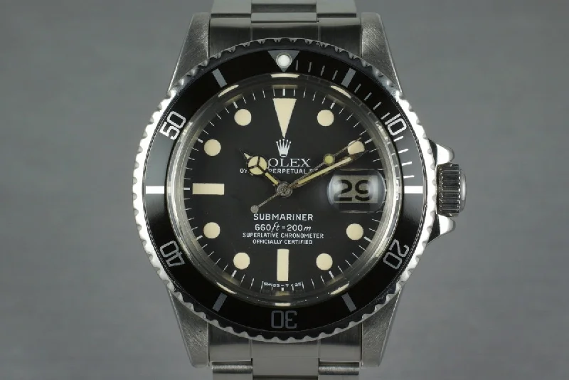 1978 Rolex Submariner 1680 with Box and Papers-Rolex Datejust 31mm Jubilee Bracelet Watch