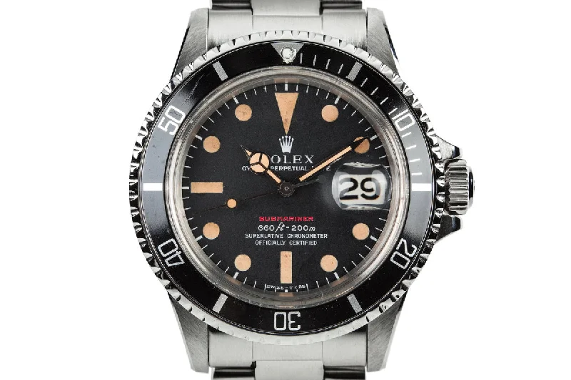 1970 Rolex Red Submariner 1680 with MK IV Dial-Rolex Submariner 14060M Watch