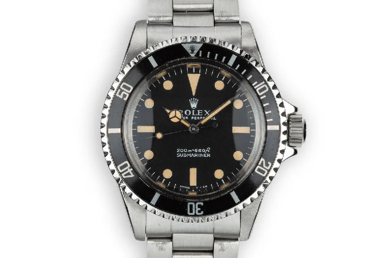 1968 Rolex Submariner 5513 Meters First Dial with Box and Service Papers-Rolex Yacht-Master 42mm Watch