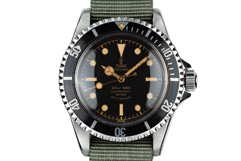 1963 Tudor Gilt Submariner 7928 with Pointed Crown Guard Case-Rolex Explorer 42mm Polar Dial Watch