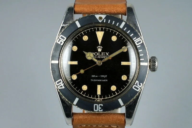 1958 Rolex Submariner 5508 Two Line Silver Exclamation Dial-Rolex GMT-Master II 126710BLNR Batman Watch