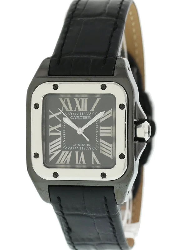 Cartier Santos 100 2878 PVD Men's Watch-Cartier Santos de Cartier XL Watch