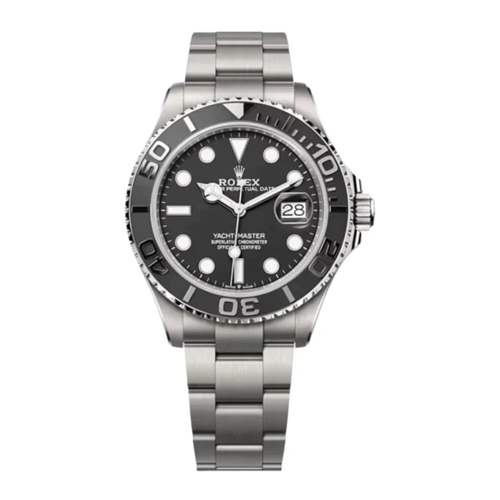 Rolex Yachtmaster 42mm - Ref: 226627 - Black Dial, RLX Titanium Bracelet Men's Watch-Rolex GMT-Master II Root Beer Watch