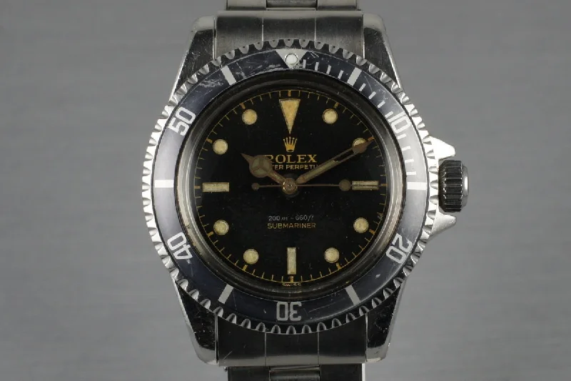 1962 Rolex Submariner 5513 PCG with Mark 1 Gilt Chapter Ring  Dial-Rolex Oyster Perpetual 36mm Watch