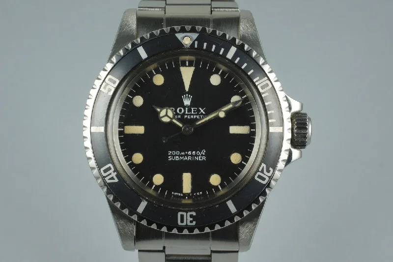 1969 Rolex Submariner 5513 Meters First-Rolex Submariner Black Dial Watch