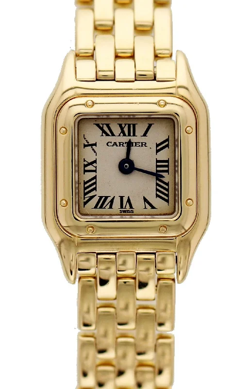 Mini Cartier Panthere 18K Yellow Gold Watch 1130 1-Cartier Panthère Watch Gold