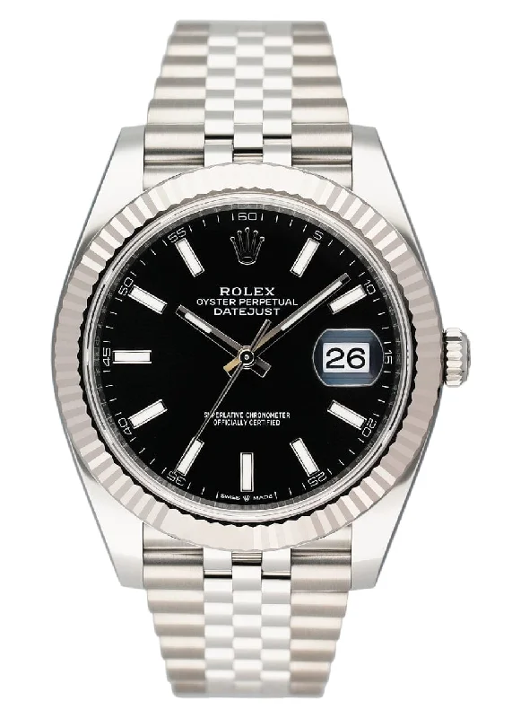 Rolex Datejust 41 126334 Black Dial Steel Mens Watch Box Papers-Rolex Submariner 16613 Two-Tone Watch