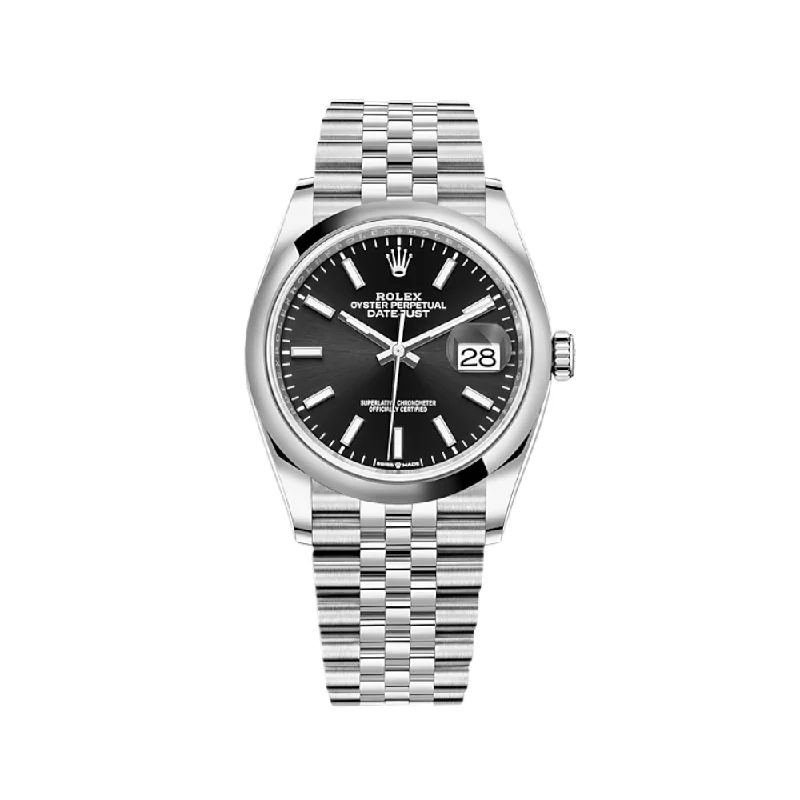 Rolex Datejust 126200 Stainless Steel Black Dial Jubilee-Rolex Milgauss White Dial Watch