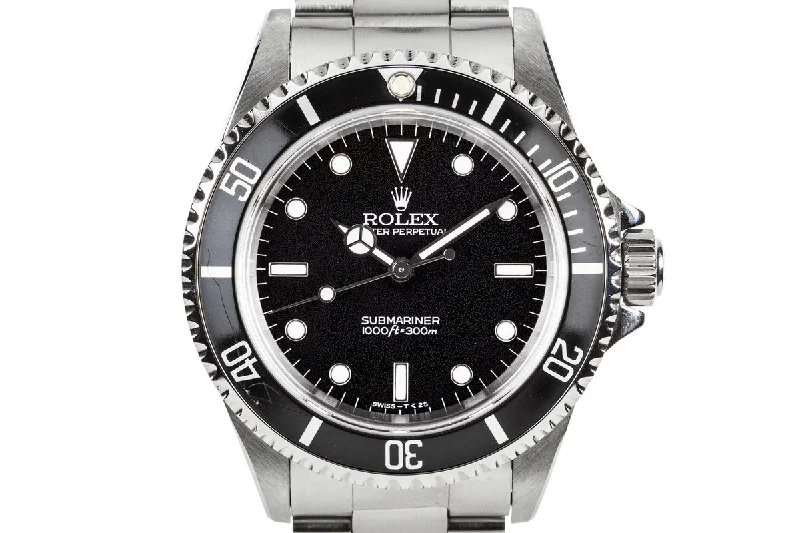 1995 Rolex Submariner 14060 with Textured Dial-Rolex Submariner 16613 Two-Tone Watch