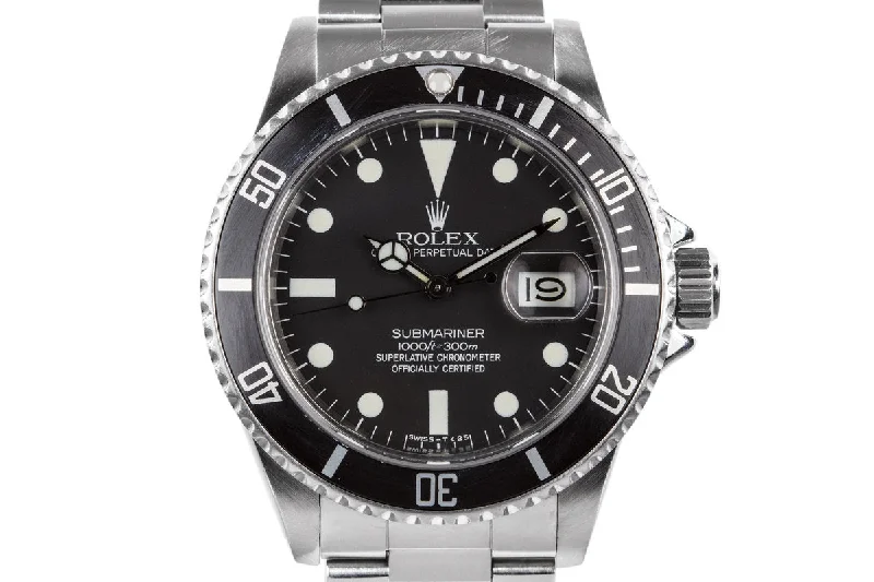 1981 Rolex Submariner 16800 Matte Dial-Rolex GMT-Master II 126710BLRO Pepsi Bezel Watch