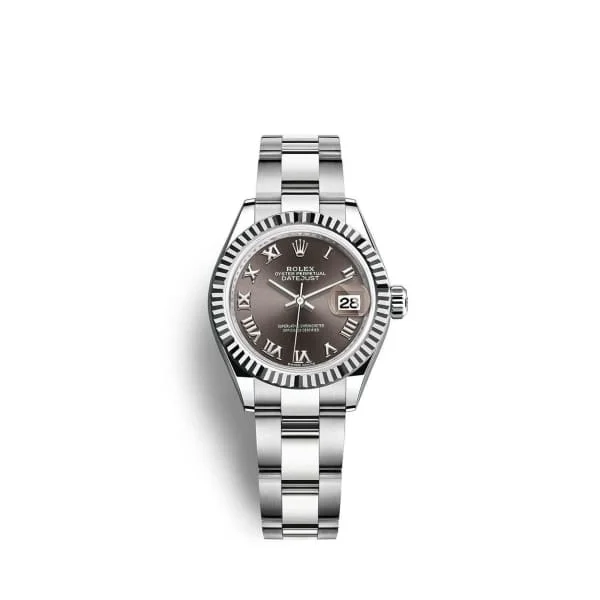 Rolex Lady-Datejust 28mm - Ref: 279174-0014 - Dark Grey Roman Dial, Stainless Steel Oyster Bracelet Women's Watch-Rolex Cosmograph Daytona 116503 Watch