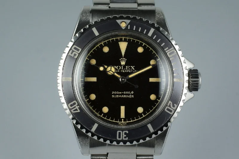 1963 Rolex Submariner 5513 PCG Gilt Chapter Ring Dial-Rolex Explorer II 42mm Watch