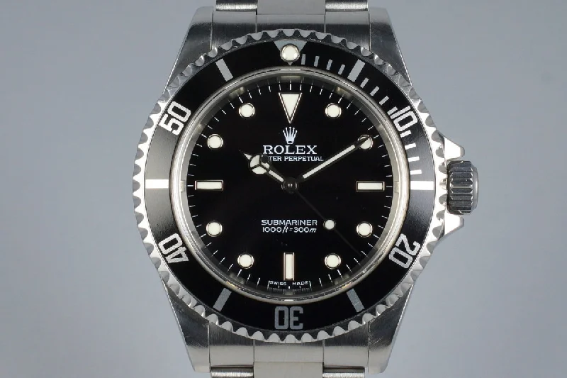 2005 Rolex Submariner 14060M with Box and Papers-Rolex Day-Date 40mm Platinum Watch